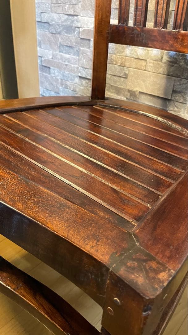 アンティークチェアー　ハンドメイド品　高級質感　インテリア　レトロ　アンティーク