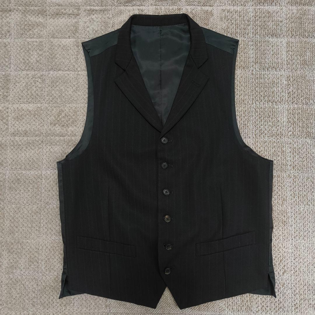 MEN'S TENORAS 3ピーススーツ グレー ストライプ サイズM