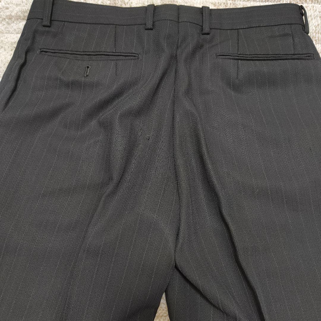 MEN'S TENORAS 3ピーススーツ グレー ストライプ サイズM