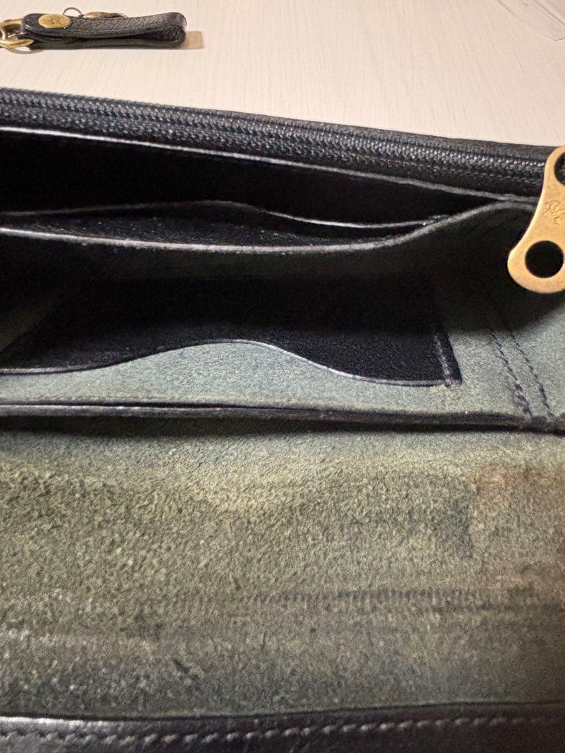 廃盤 IL BISONTEトラッカーウォレット チェーン付き イタリア製