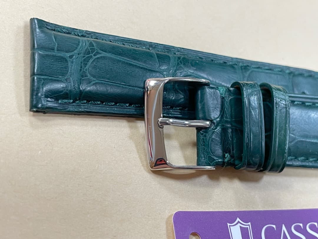 20ミリ ダークグリーン 時計バンド CASSIS ADONARA C