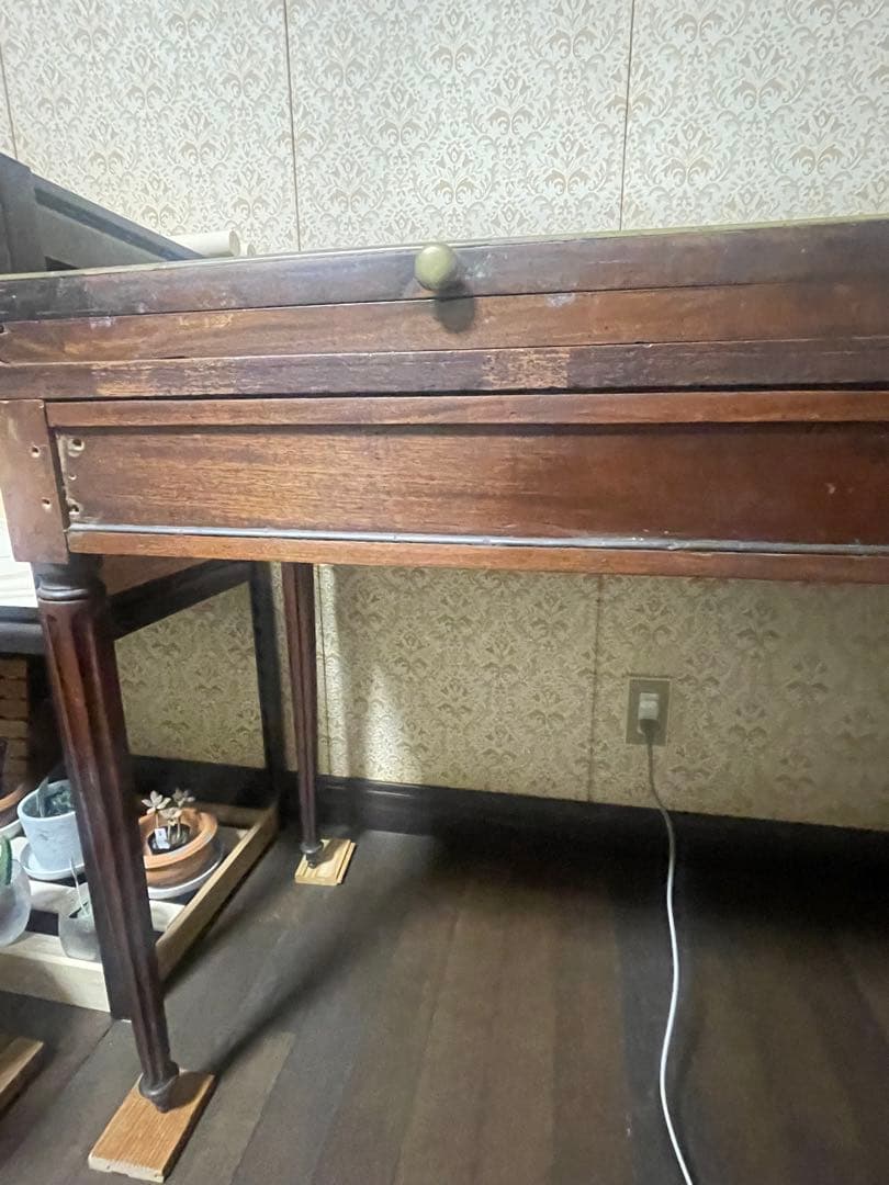 SALE アンティーク　木製ガラスケース