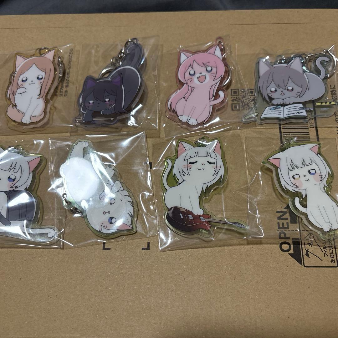 MyGO!!!!! 映画　　アクリルキーホルダー　おもしれー猫 フルコンプ