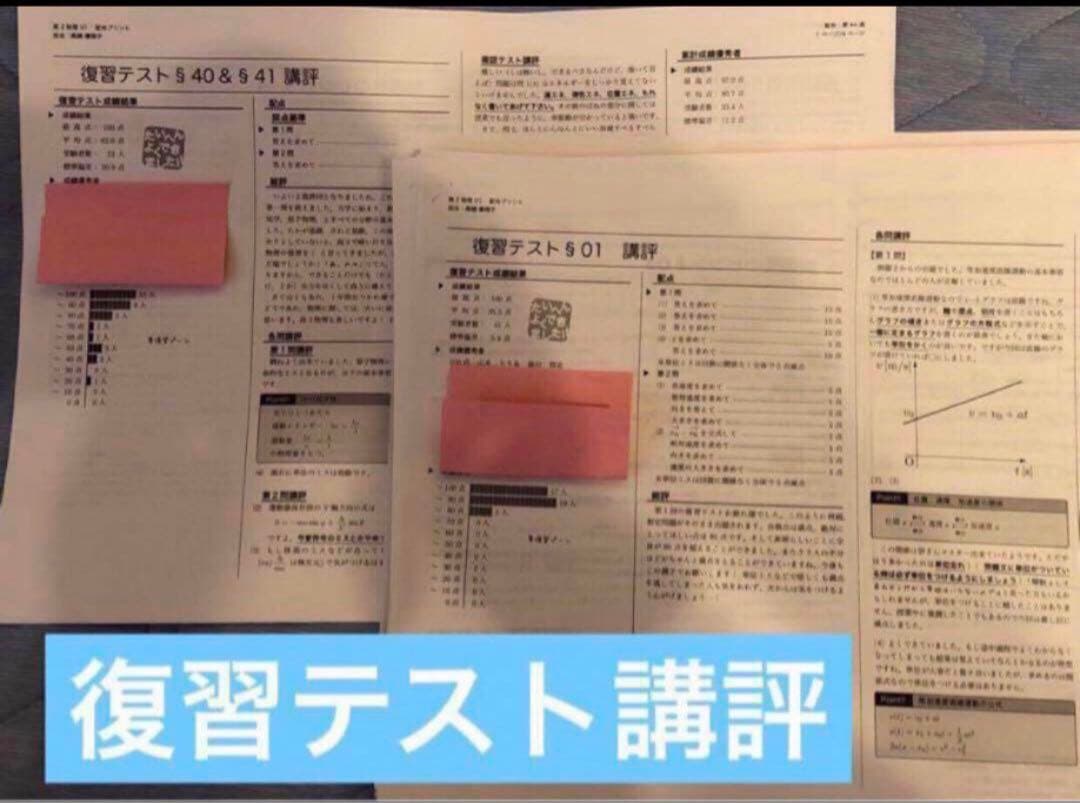 【フルセット独学可】鉄緑会 高2 物理基礎 テキスト　　ノート プリント 講習等