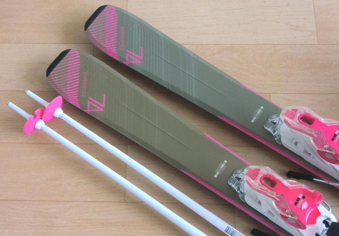 ■■送料無料■ロシニョール■女性用スキー4点セット■板152/靴25■WAX済■