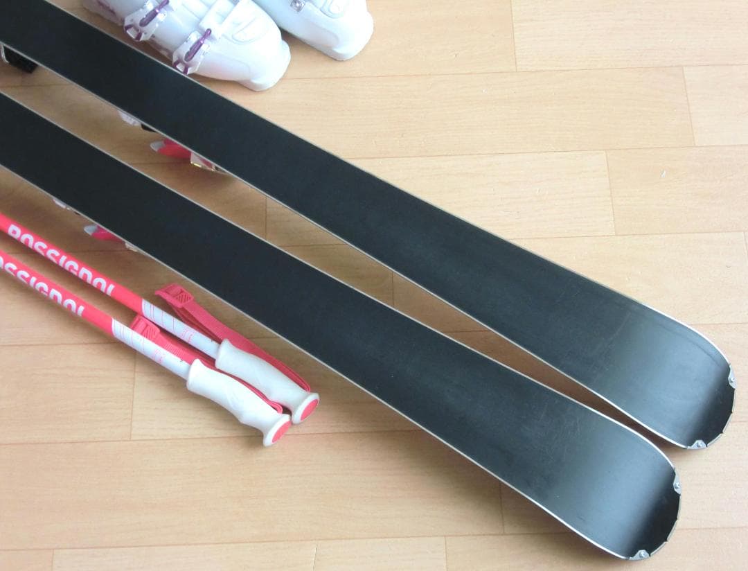 ■■送料無料■ロシニョール■女性用スキー4点セット■板152/靴25■WAX済■