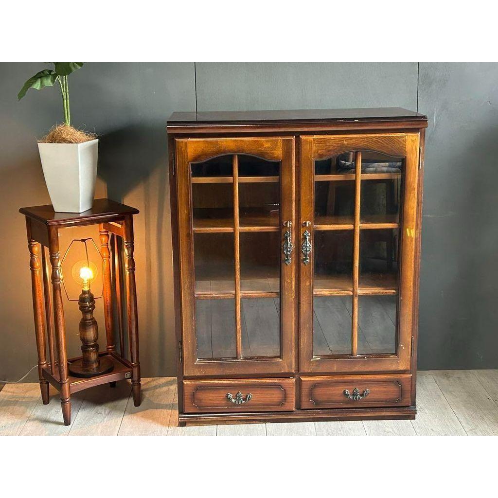 希少　カリモク　コロニアル　karimoku ショーケース　アンティーク　NG