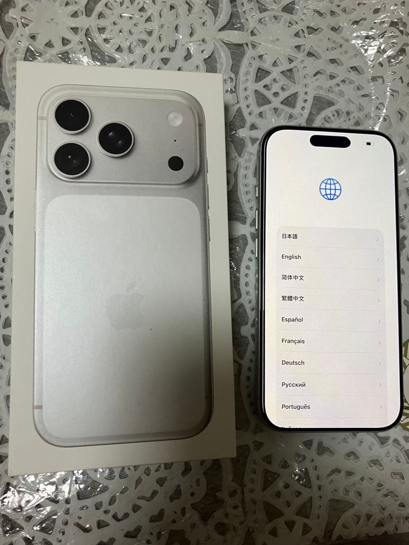 iPhone 17Pro シルバー 512GB アップルケア盗難紛失付