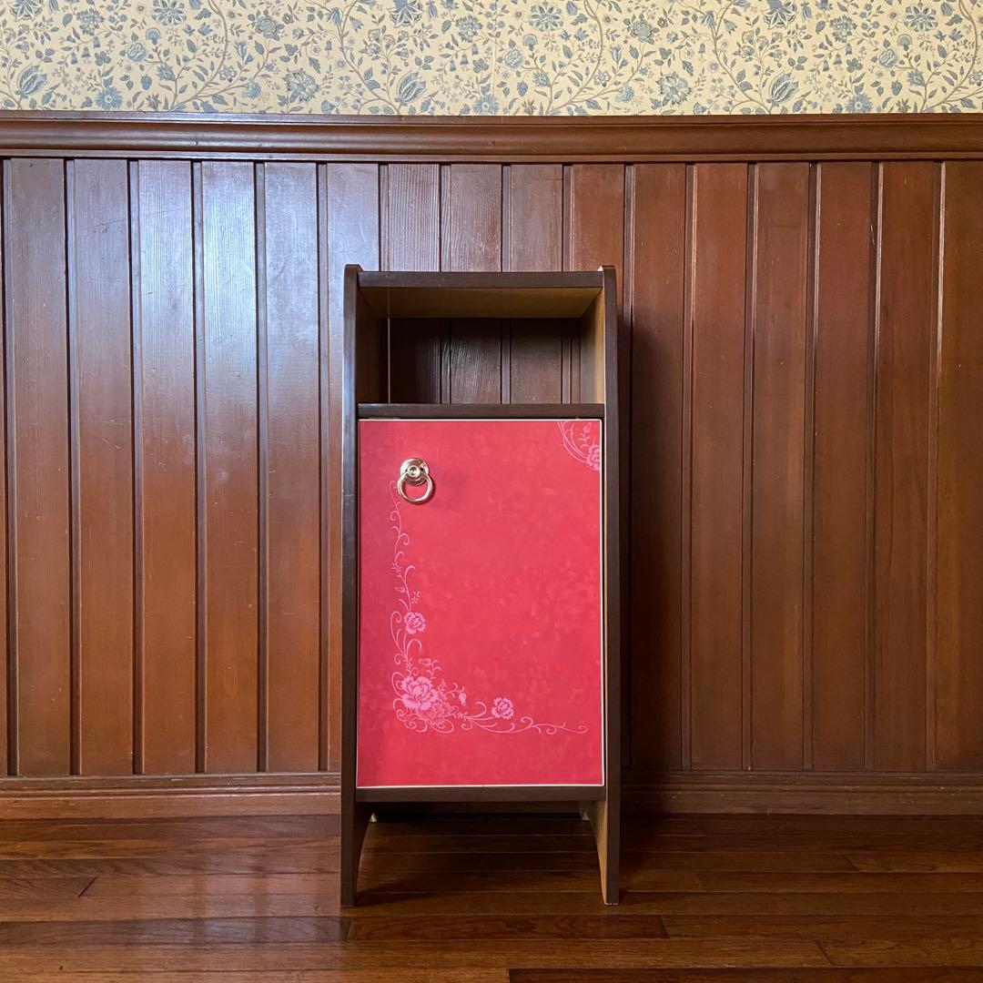 昭和レトロ　収納棚　電話台　美品　飾り台