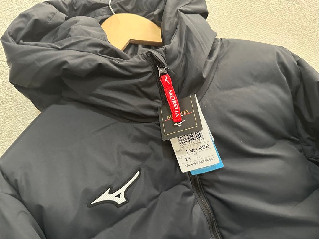 <新品未使用> MIZUNO サッカーウェア モレリア ダウン ハーフコート