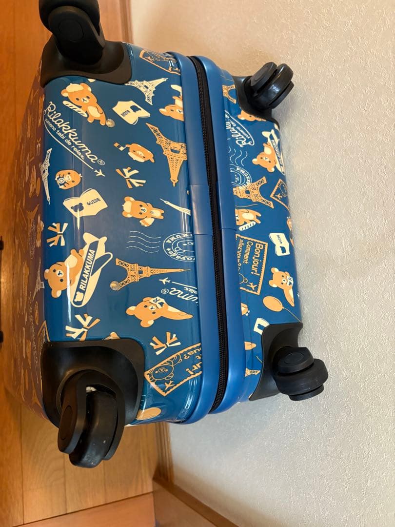 リラックマ　キャリーケース 青　スーツケース