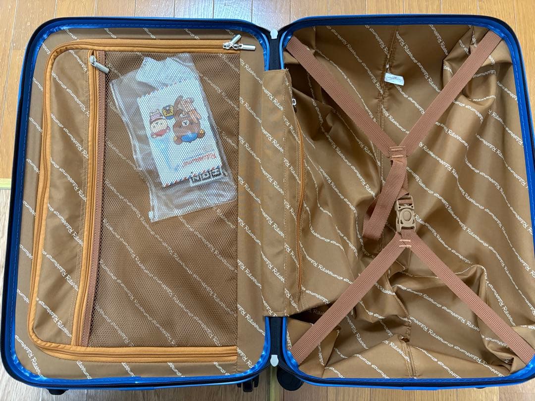リラックマ　キャリーケース 青　スーツケース