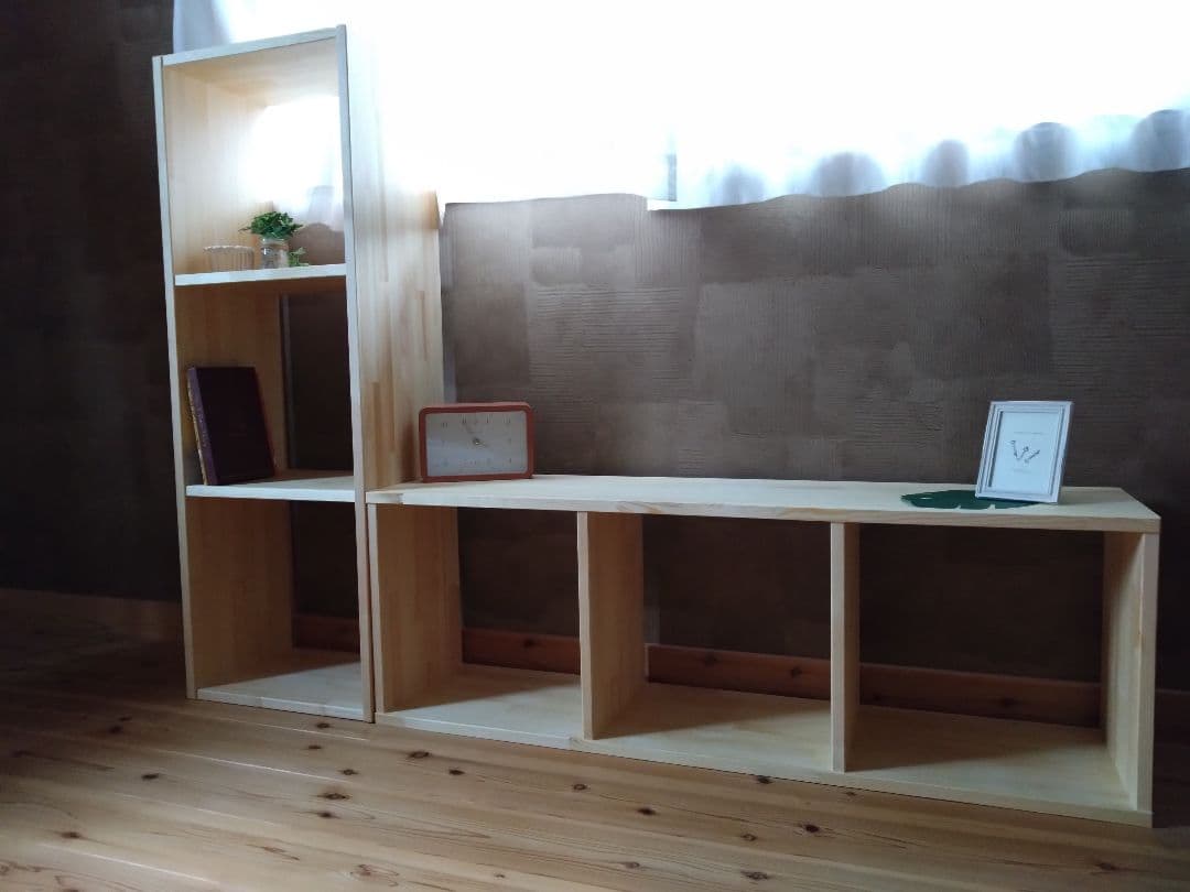 【送料無料】組合わせ自由本棚　飾り棚　収納棚　スタッキングシェルフ　テレビ台