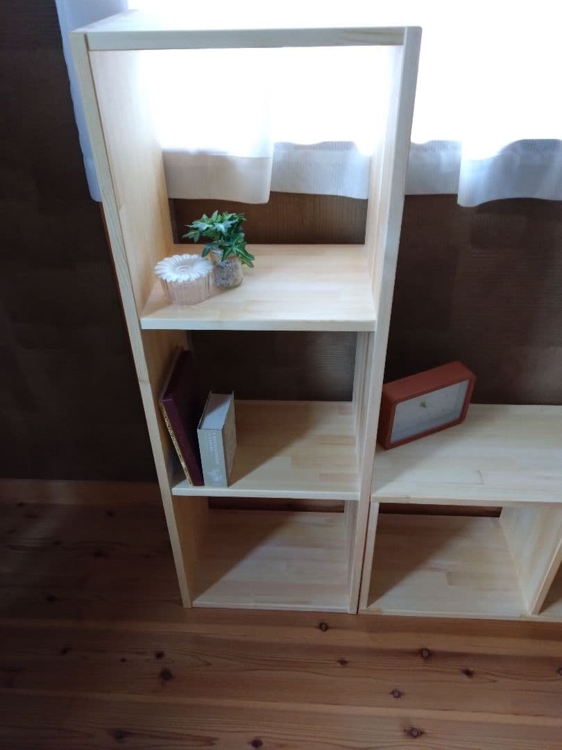 【送料無料】組合わせ自由本棚　飾り棚　収納棚　スタッキングシェルフ　テレビ台