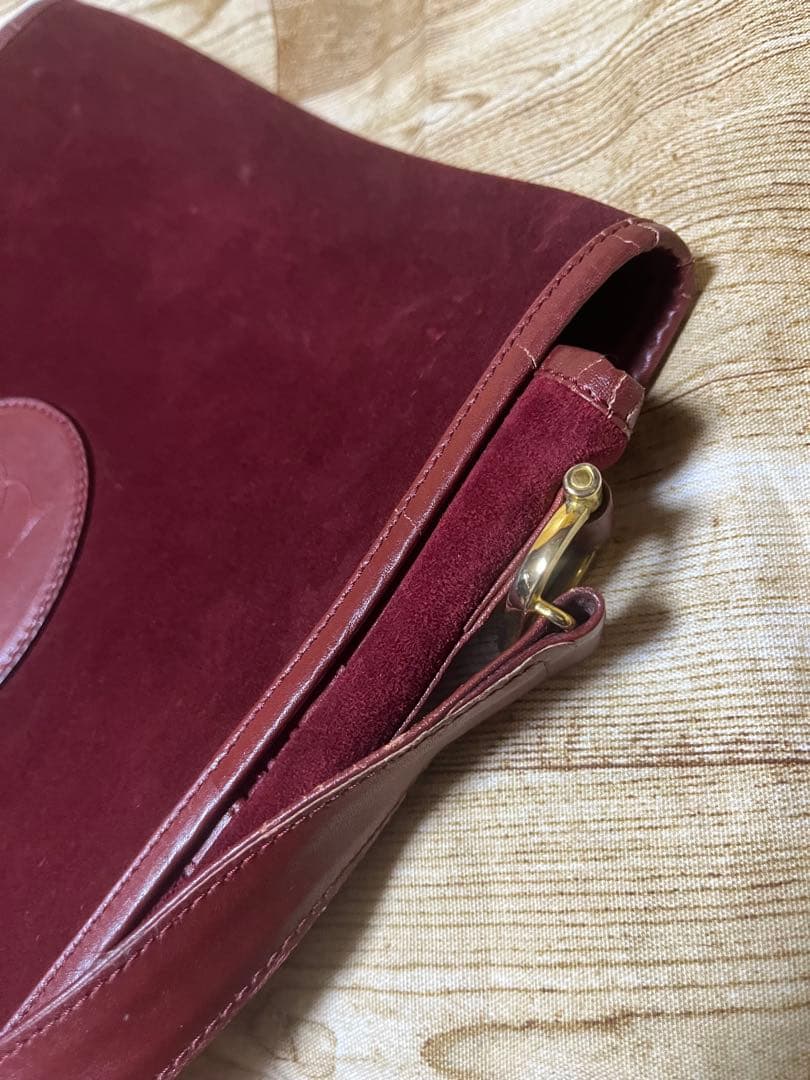 正規品　カルティエ　ビンテージ　ボルドーショルダー2点まとめて 訳ありused