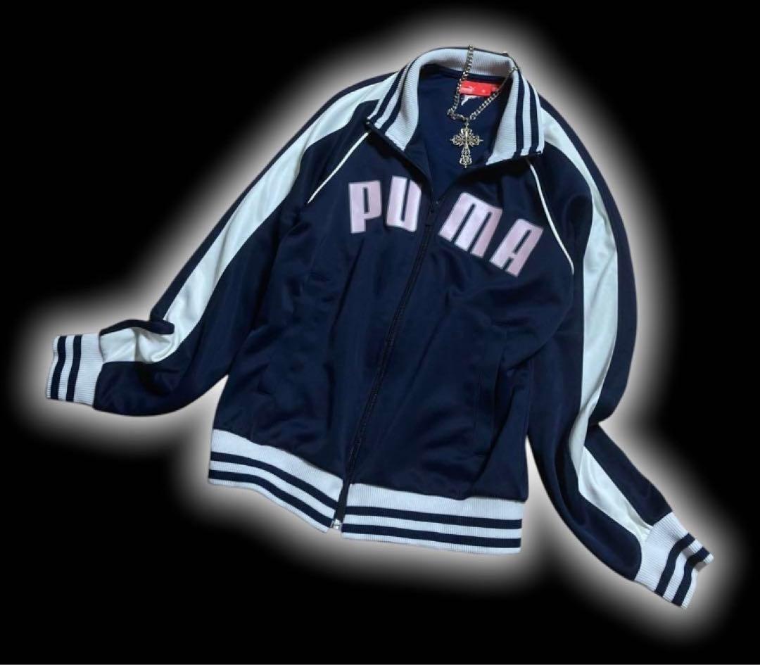 00sPUMAロゴ平成ギャルトラックジャケットy2kフェアリーグランジ古着