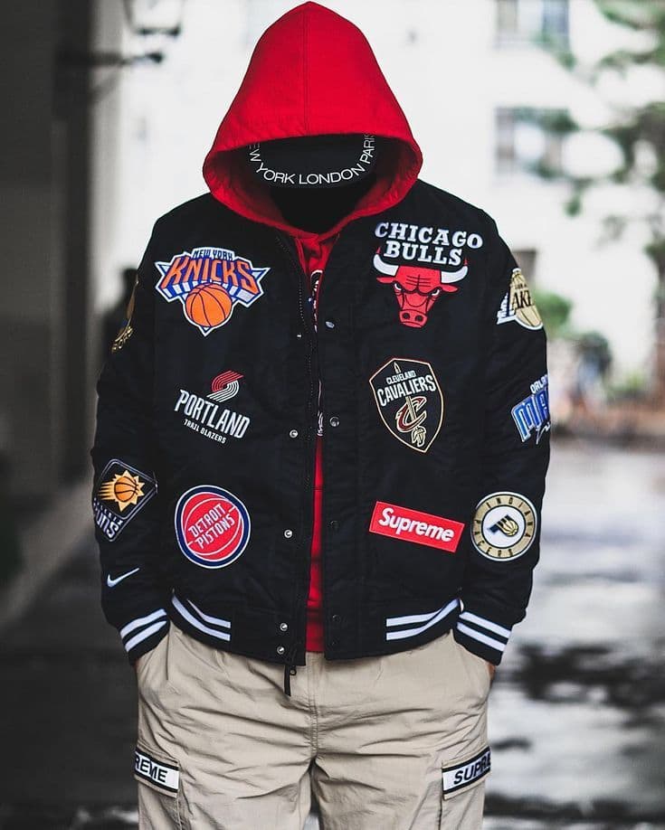 ジャケット・アウター Supreme NIKE NBA jacket
