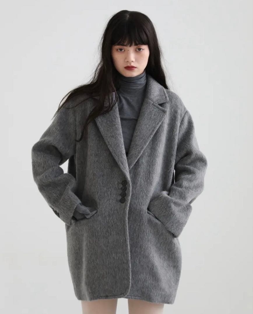 aere アエレ shaggy jacket coat シャギージャケットコート