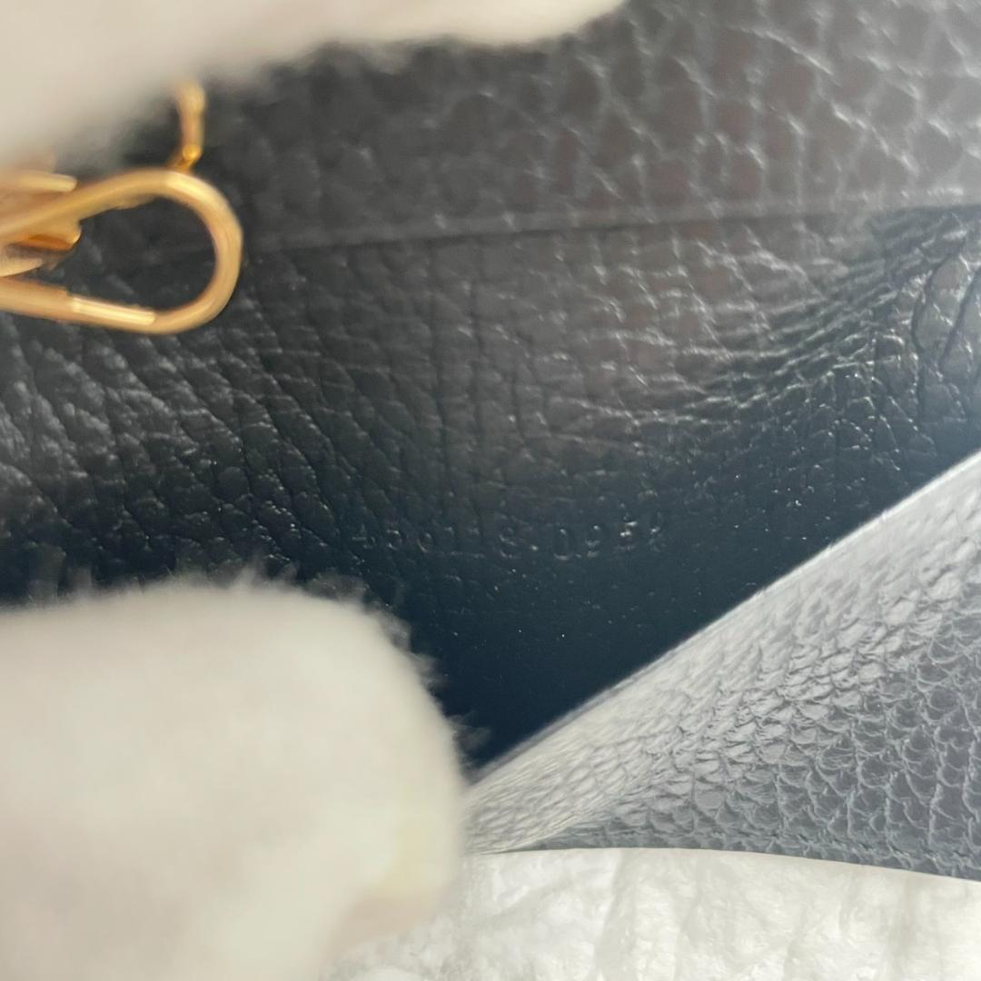 未使用級✨グッチ　GGスプリーム　マーモント　キーケース　ブラック