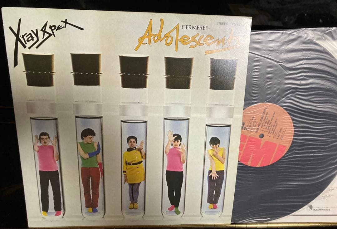 美盤　日本盤LP Xray Spex Germ Free Adolescents
