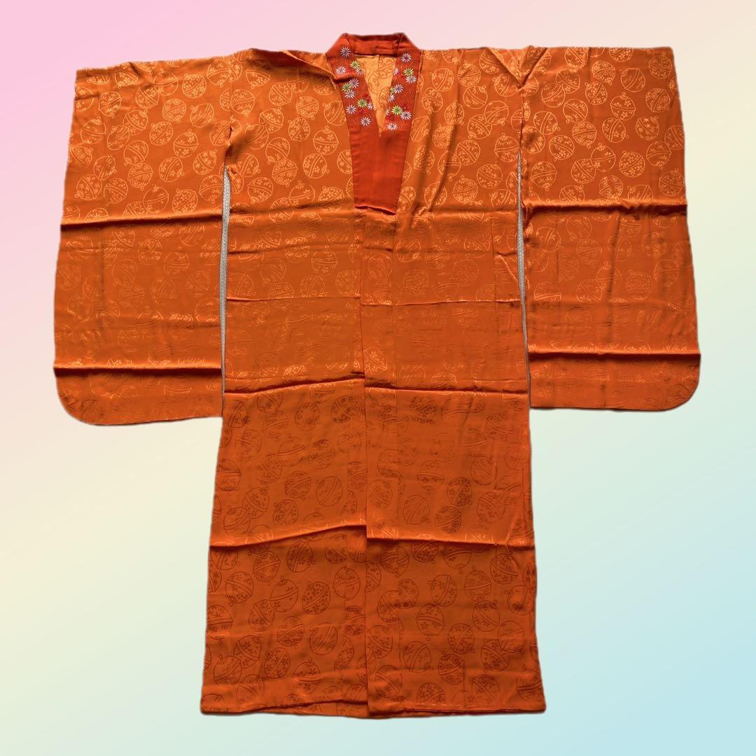 【★豪華刺繍★】七五三セット　七歳　振袖　ハーフ成人式　着物　襦袢　高島屋　正絹