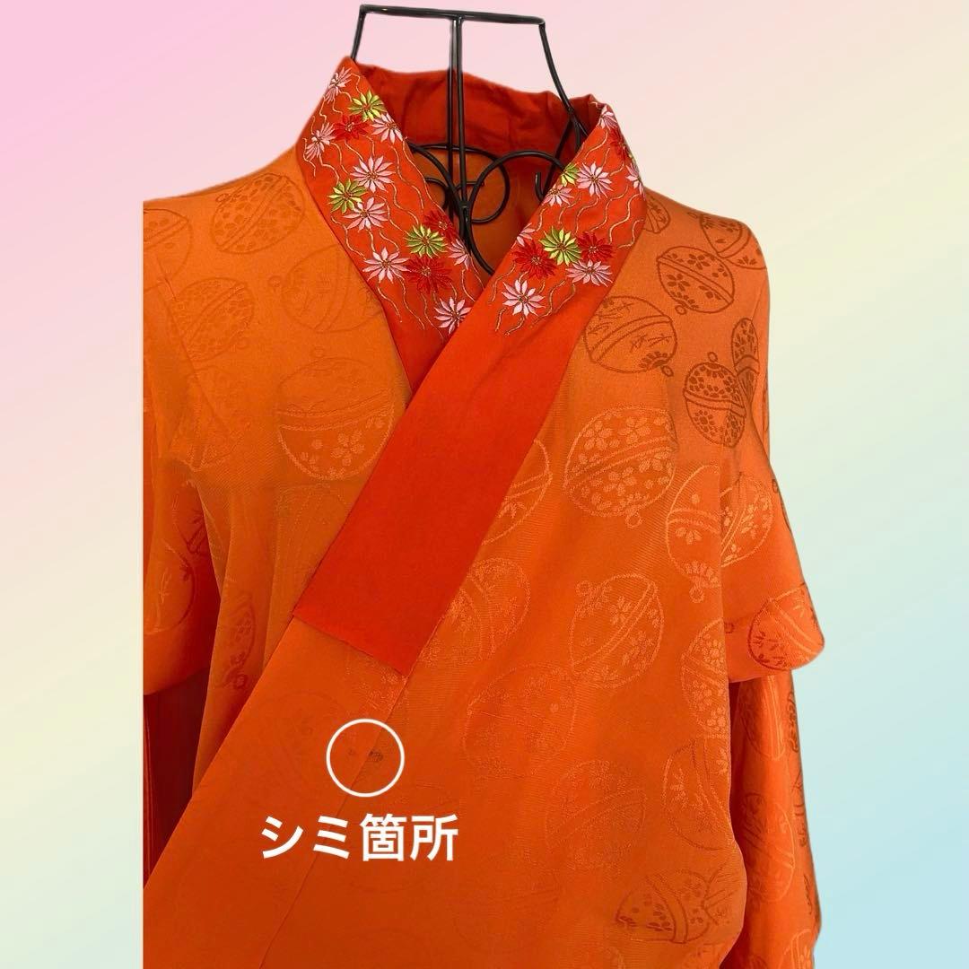 【★豪華刺繍★】七五三セット　七歳　振袖　ハーフ成人式　着物　襦袢　高島屋　正絹