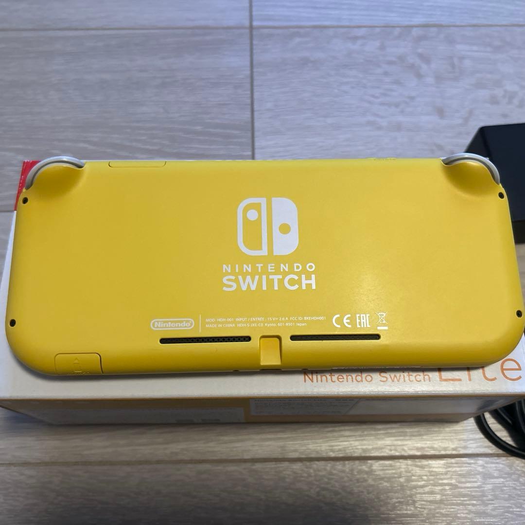 【箱・充電器あり】Nintendo Switch Lite イエロー