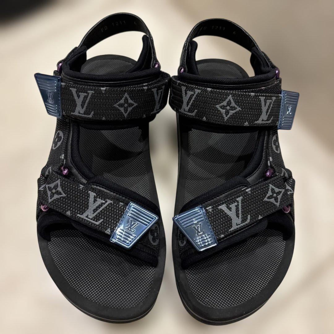 Louis Vuitton ☆パナマ ライン サンダル