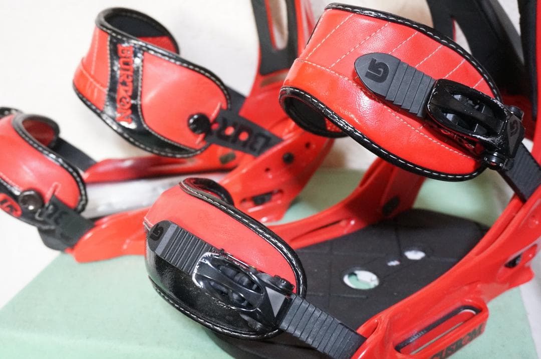BURTON バートン CUSTOM カスタム EST バインディング M 赤