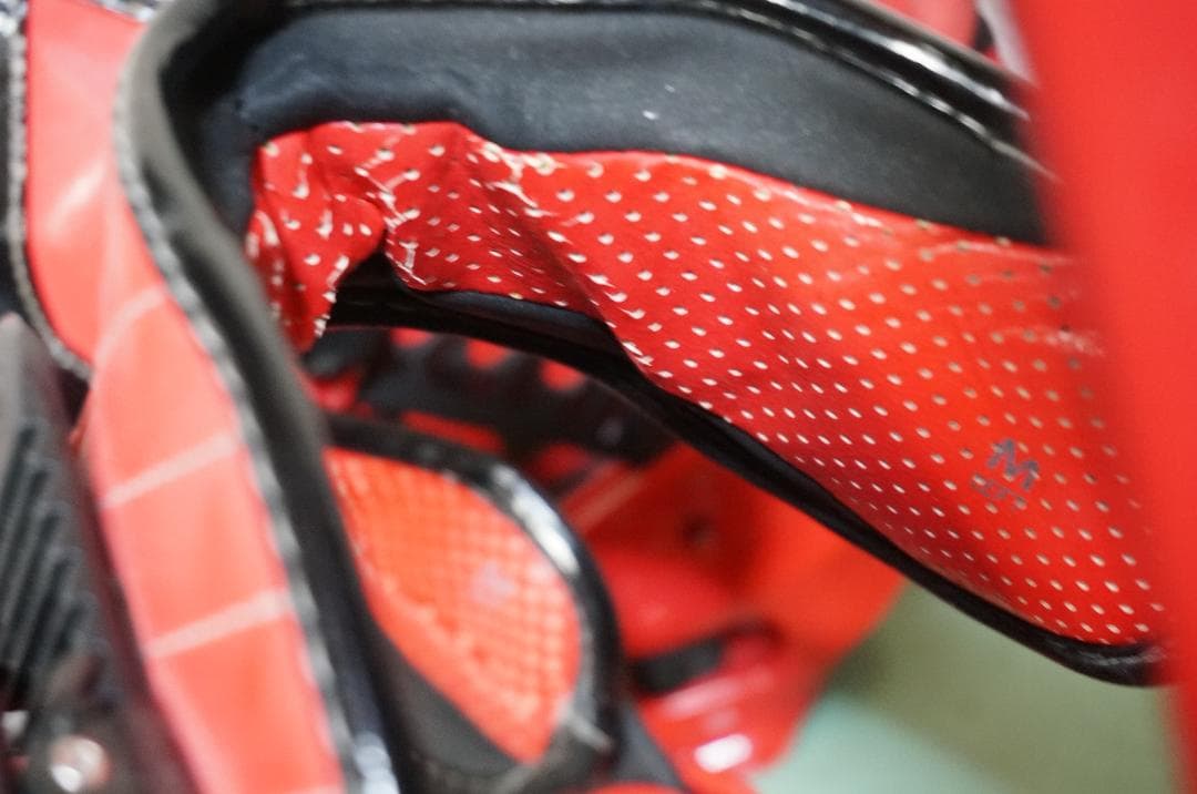 BURTON バートン CUSTOM カスタム EST バインディング M 赤