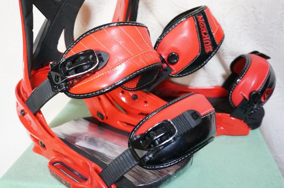 BURTON バートン CUSTOM カスタム EST バインディング M 赤