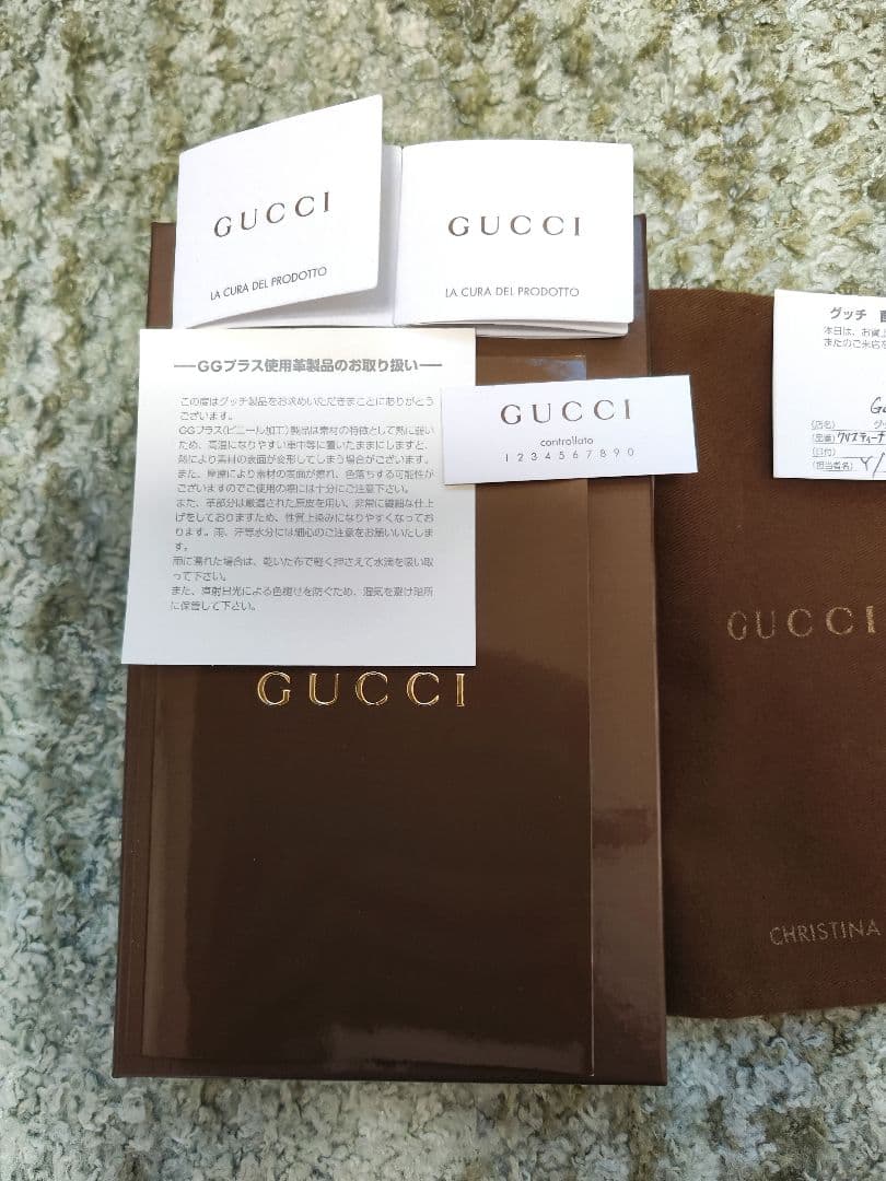 【未使用・希少】GUCCI グッチョリクリスティーナ ネコキーホルダー付属品あ