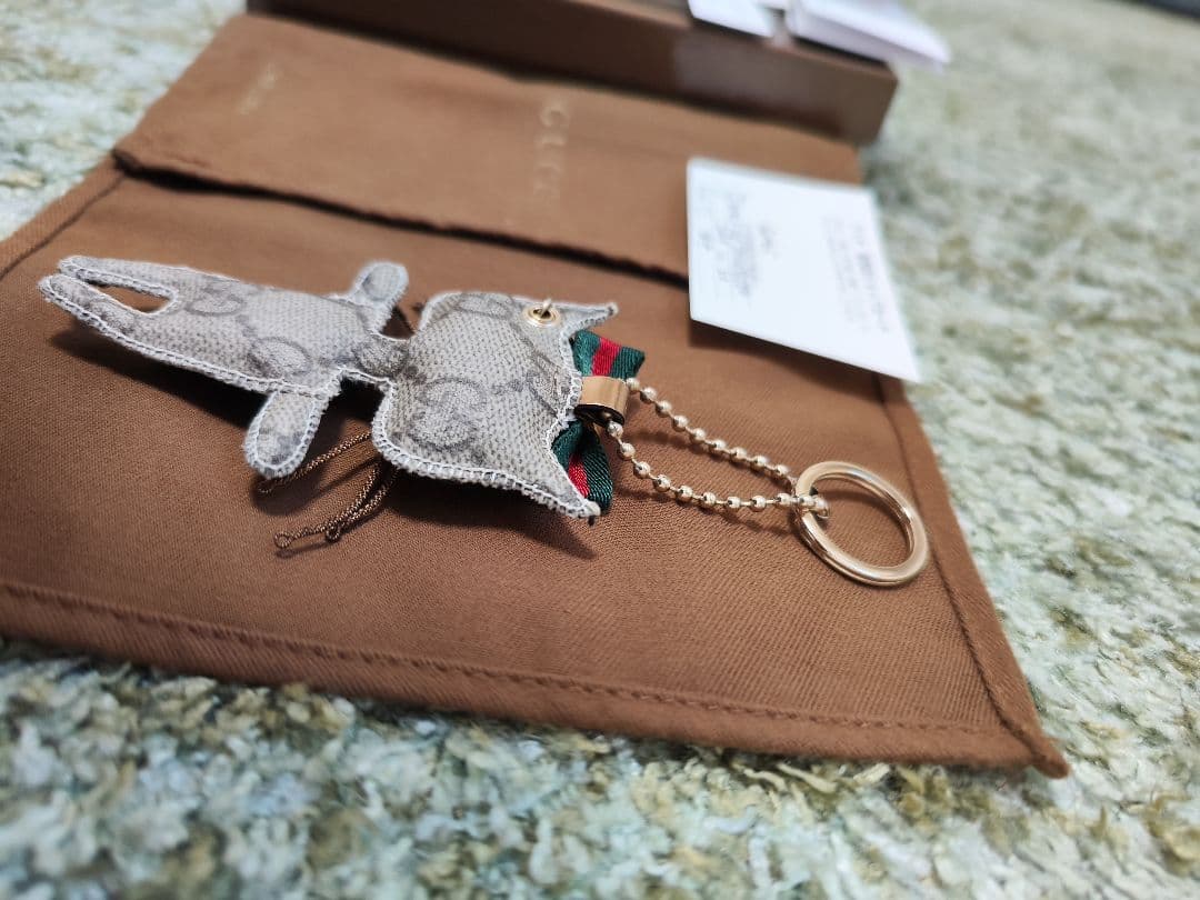 【未使用・希少】GUCCI グッチョリクリスティーナ ネコキーホルダー付属品あ