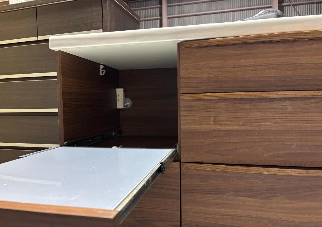 最高級 PAMOUNAキッチンカウンター、キッチンボード、幅100Used/美品