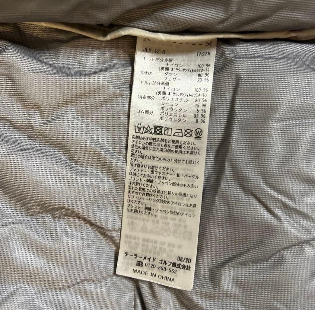 テーラーメイド ゴルフ ダウンベスト Oサイズ