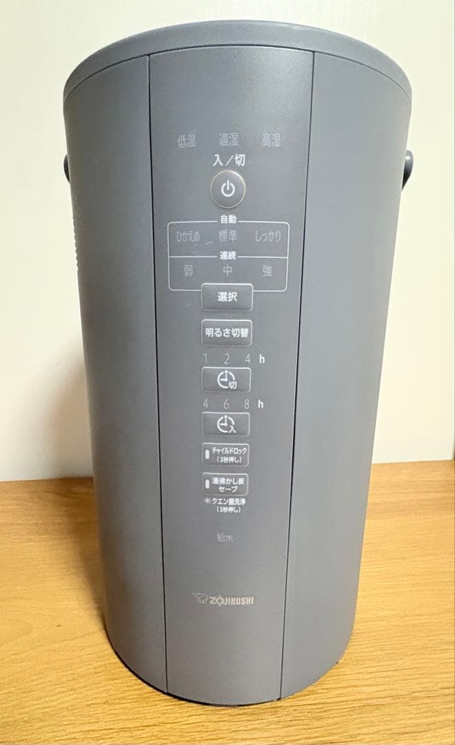 象印 スチーム式加湿器EE-DC50-HA グレー ピカポット付き
