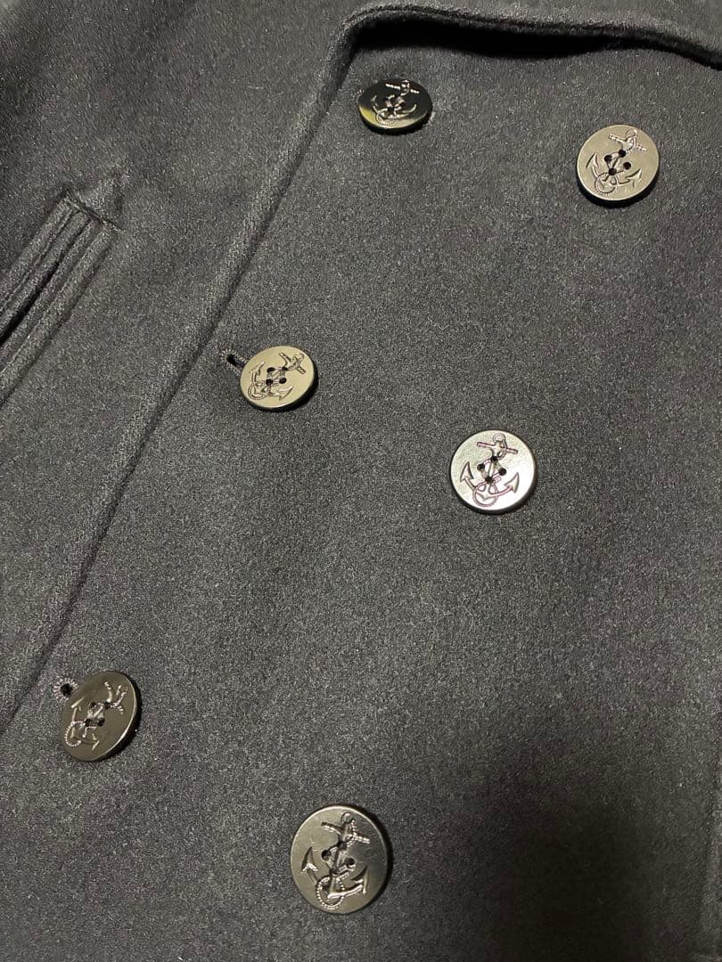 【米海軍工場発】L.L.Bean USA製 Pコート S アンカーコレクション