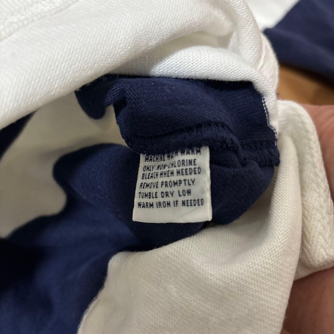 Polo by Ralph Lauren ラガーシャツ XL ネイビー/ホワイト