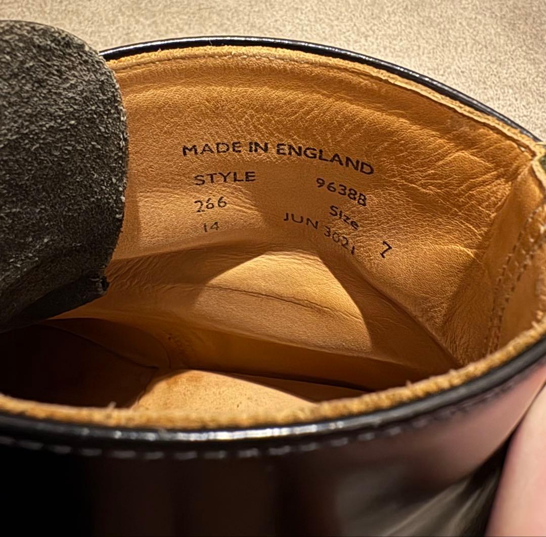 Sanders サンダース ダービー レザーブーツ 7 DERBY BOOT