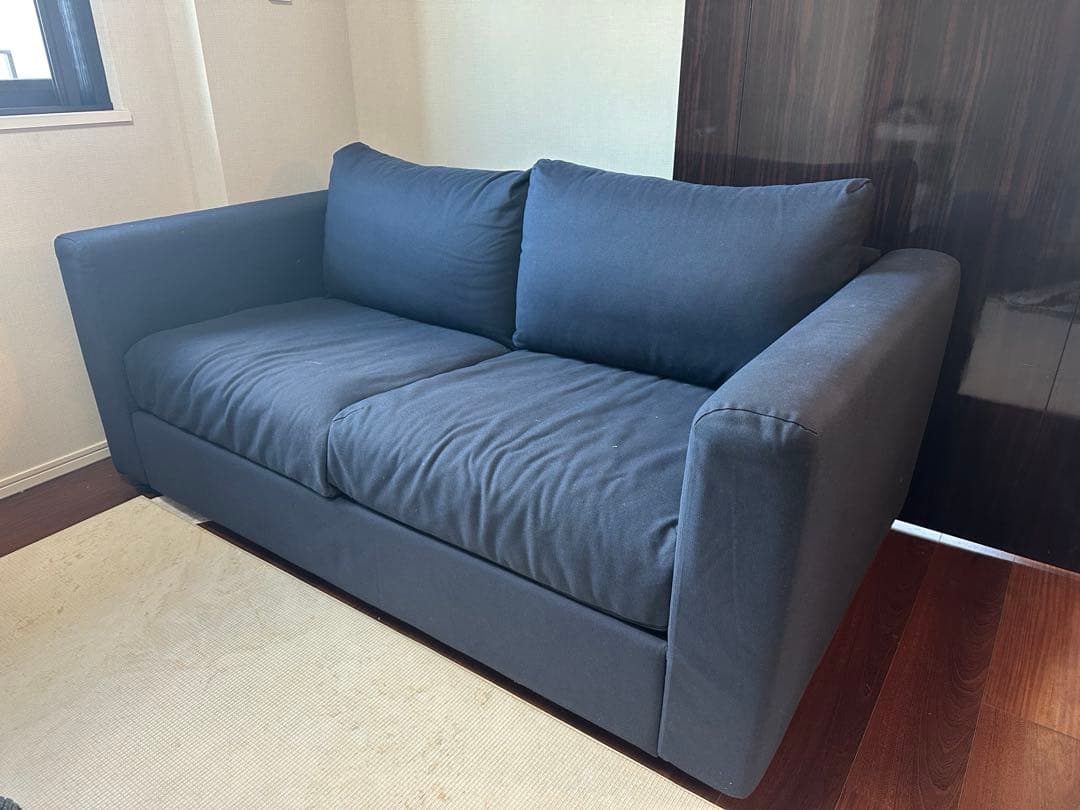 IKEA VIMLE ヴィムレ　2人掛け ソファ ネイビー