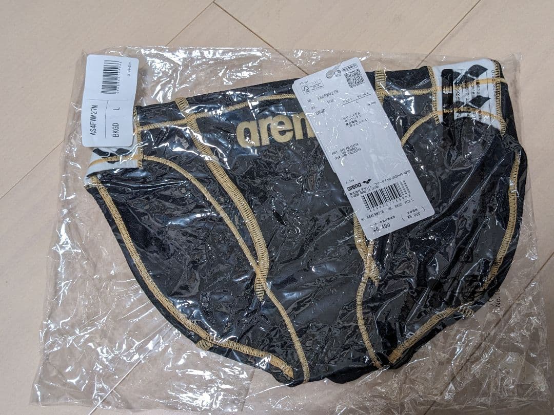 アリーナ AS4FWM27M BKGD L 競泳水着 Vパン競パンツ