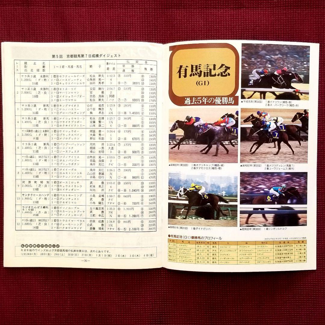 オグリキャップ 有馬記念引退レース メジロライアン レーシングプログラム ウマ娘