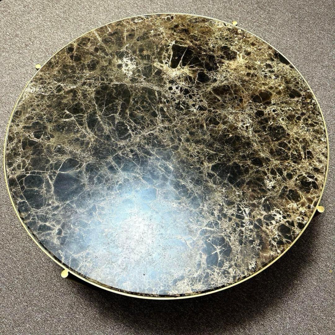 CRASHGATE/マーブルリビングテーブル 80cm