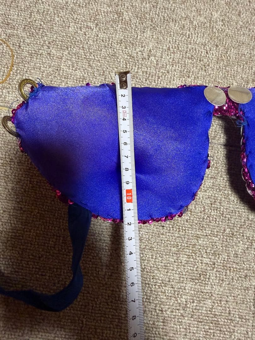ベリーダンス セットアップ 青紫