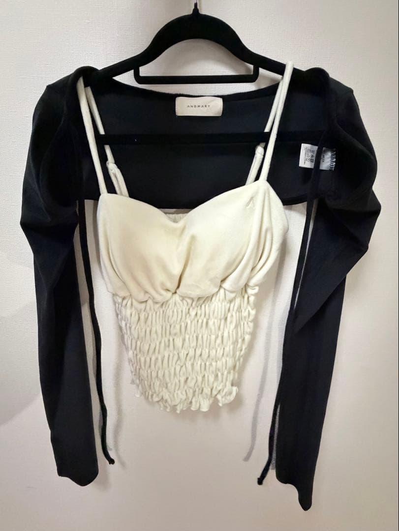 アンドマリー andmary Mei shirring tops