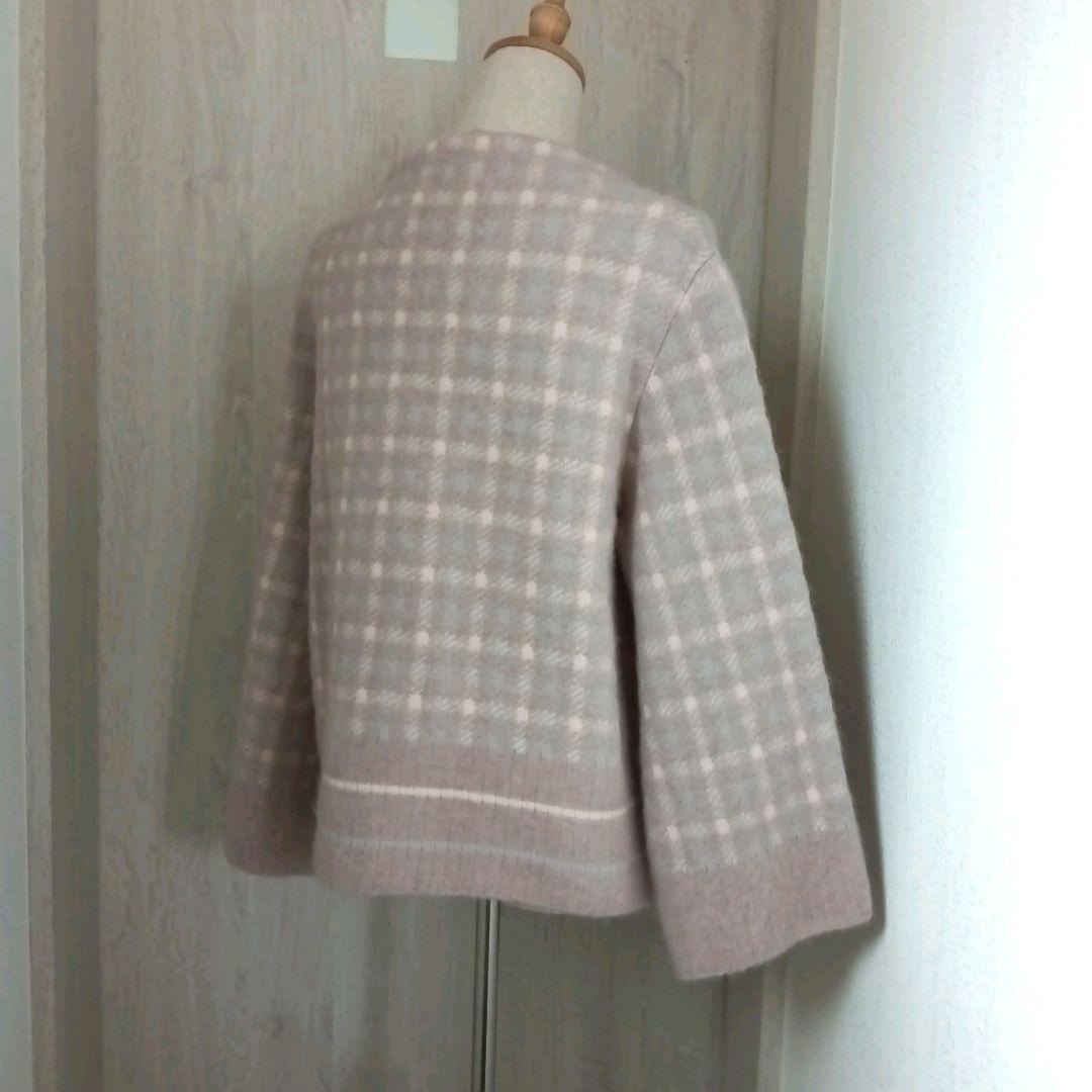 【極美品】ネミカ　モヘア混　ジャケット　カーディガン　アウター　大きいサイズ13