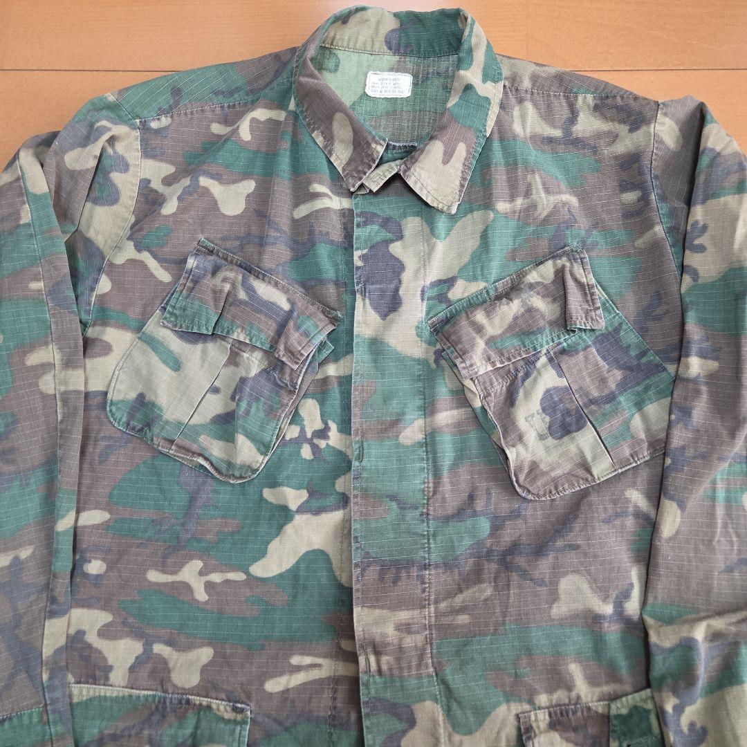U.S ARMY ジャングルファティーグジャケットM-R　ERDLカモ