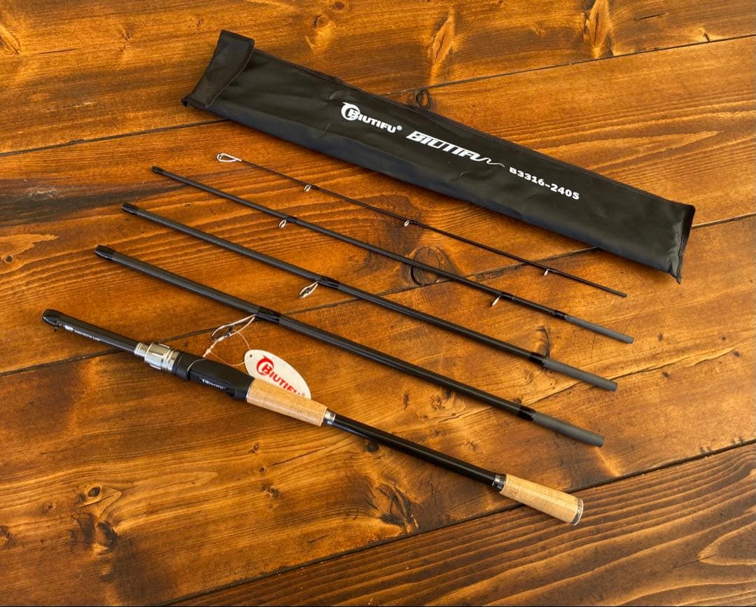 エギングセット　パックロッド　エギングロッド　8ft PEライン　釣り竿セット