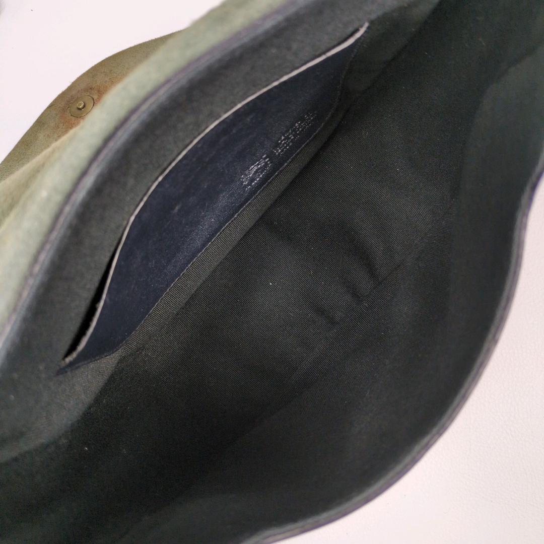 イルビゾンテ ショルダーバッグ ネイビー ハーフムーン 三日月 クロスボディ