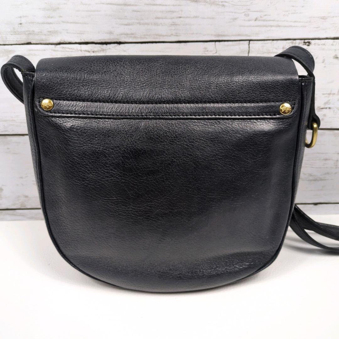 イルビゾンテ ショルダーバッグ ネイビー ハーフムーン 三日月 クロスボディ